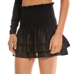 Inasami Skirt Sirdy black and gold chevron